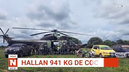 Hallan casi una tonelada de droga en Puerto Yata en Beni