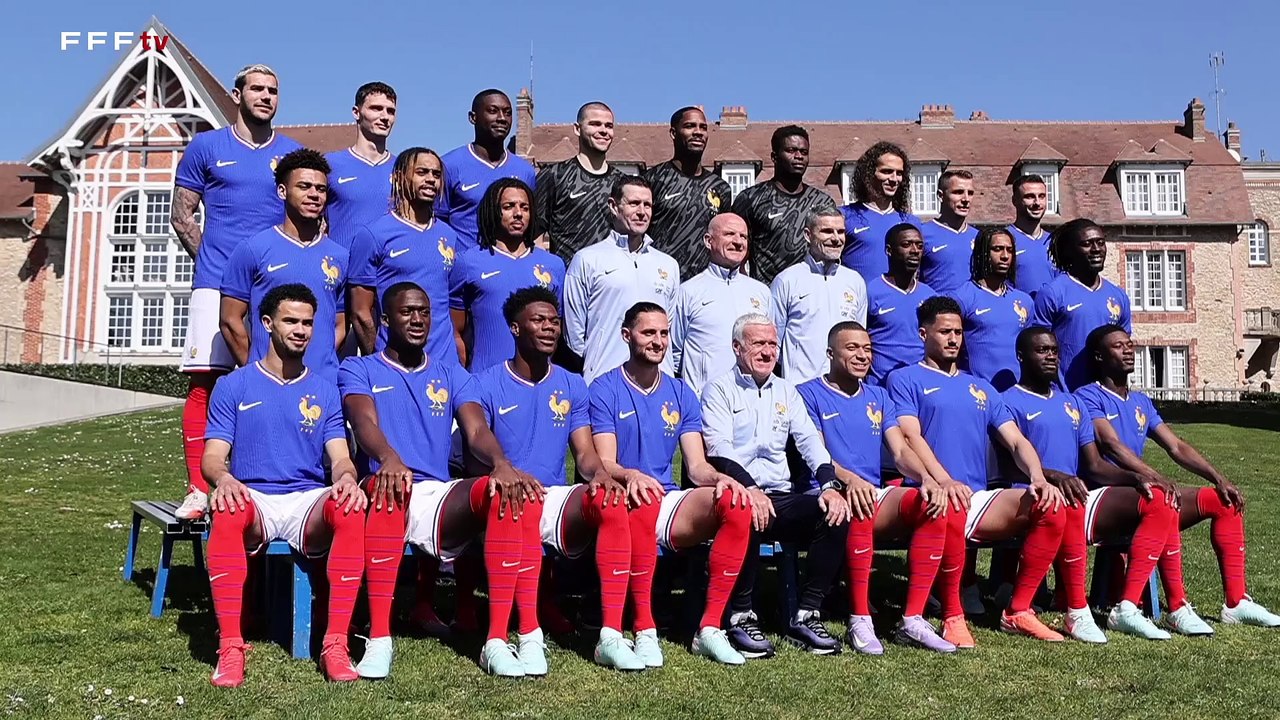 Making of de la photo officielle des Bleus