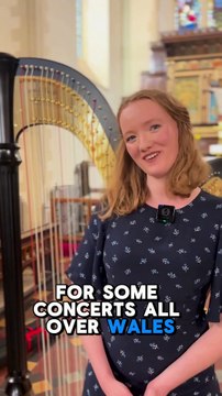 Sinfonia Cymru return to Aberystwyth in April with Classic FM’s Rising Star and former Royal Harpist, Alis Huws.