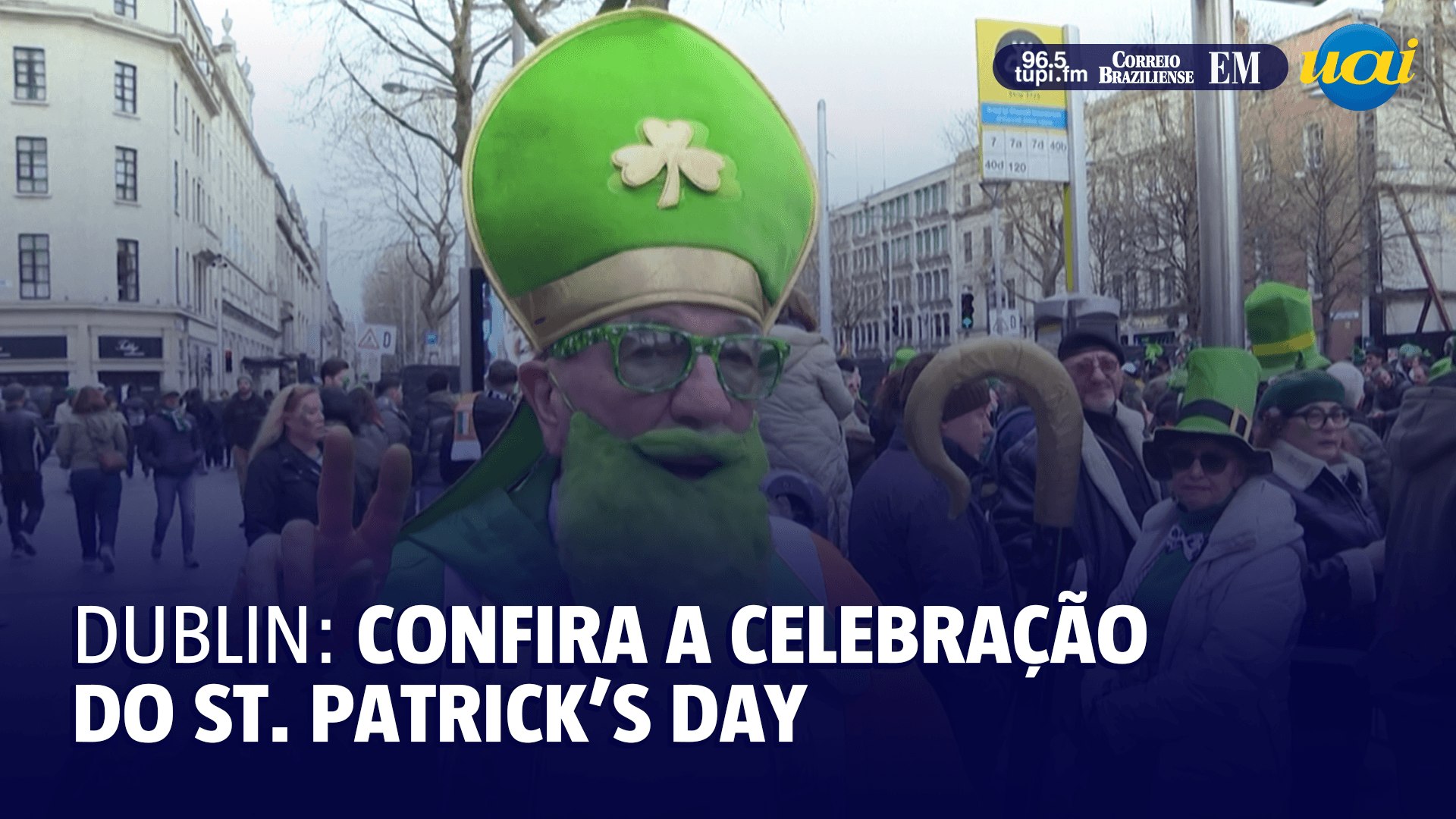 ⁣Dublin se pinta de verde para celebrar o ‘St. Patrick's Day’