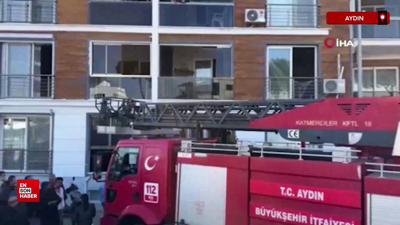 Aydın’da itfaiye eri yangında ailesini kaybetti