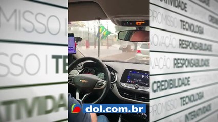 b'Chuvas provocam alagamentos em Bela9m'