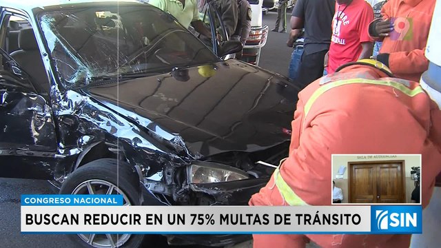 Proyecto de ley para reducir un 75 % multas de tránsito | Primera Emisión SIN