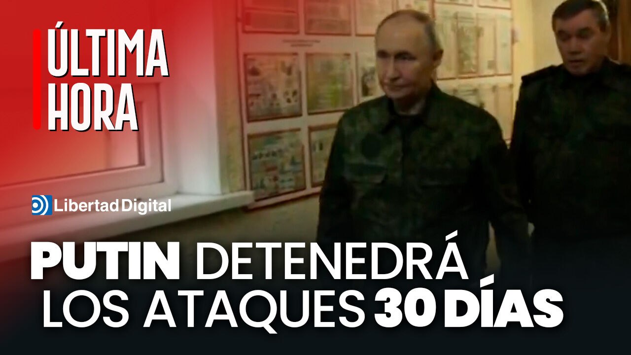 Putin suspende durante 30 días los ataques a infraestructuras energéticas de Ucrania