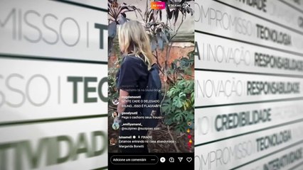 b'Poladcia entra em imb3vel do podcast A Mulher da Casa Abandonada e encontra Margarida Bonetti'