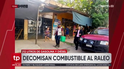 Decomisan combustible que era comercializado en ventas de la Virgen de Luján