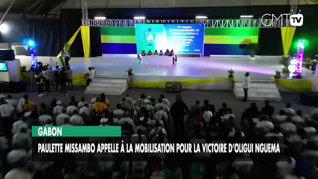 [#Reportage] Gabon Paulette Missambo appelle à la mobilisation pour la victoire d’Oligui Nguema