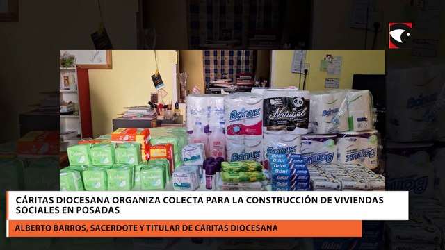 Cáritas Diocesana organiza colecta para la construcción de viviendas sociales en Posadas