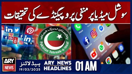 Investigating Negative Propaganda on Social Media  - ARY News17 AM Headlines | 19th March 2025