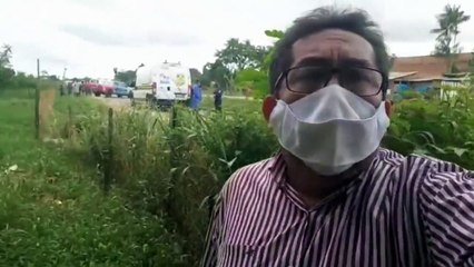 b'ANANINDEUA: CORPO ACHADO EM 81REA DE MATA PR93XIMO AO CANAL DO MAGUARIA87U.'