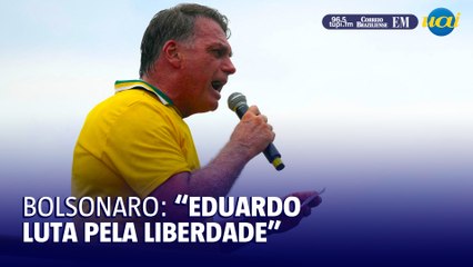 Bolsonaro: Eduardo pode pedir asilo a Trump para "luta pela liberdade do Brasil"