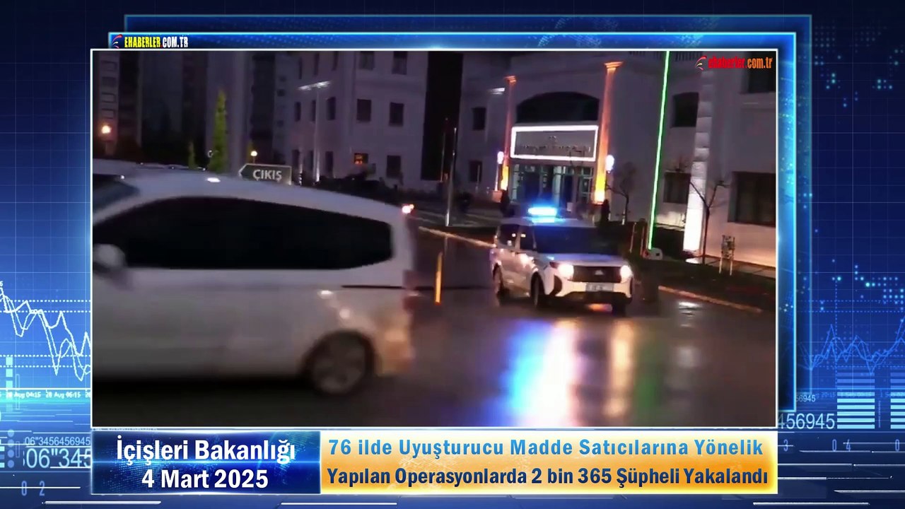 76 ilde Uyuşturucu Madde Satıcılarına Yönelik Yapılan Operasyonlarda 2 bin 365 Şüpheli Yakalandı