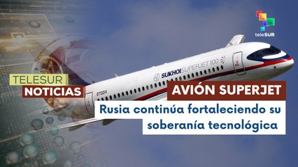 Un avión superjet 100 realizó su primer vuelo