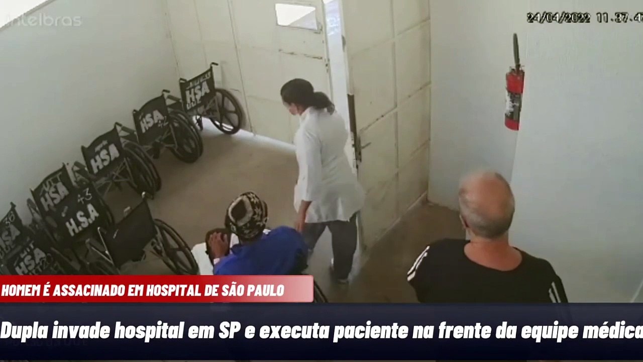 b'Dupla invade hospital em SP e executa pacient...