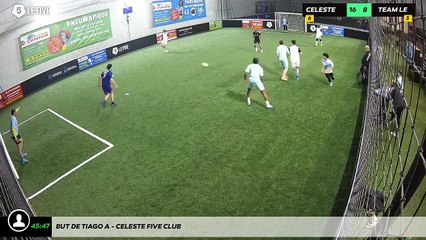 But de Tiago A - Celeste Five Club