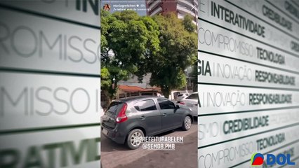 b'gretchen denuncia borracharia irregular em Bela9m'