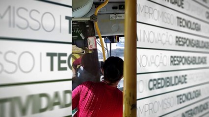 b'Policial causa confuso com motorista de b4nibus'