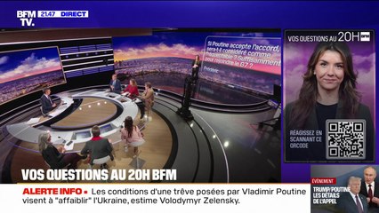Guerre en Ukraine, accord de paix... Vos questions au 20H BFM