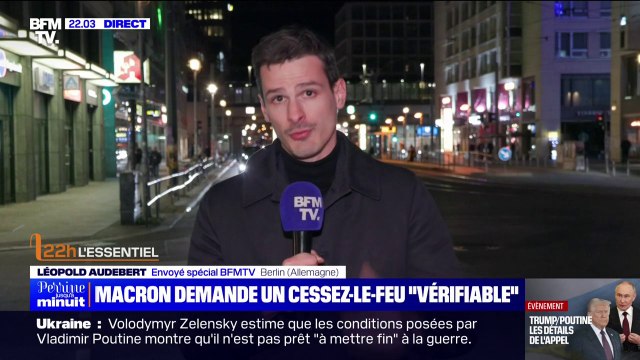 Accord de paix en Ukraine: pour Emmanuel Macron, le cessez-le-feu doit être mesurable et vérifiable