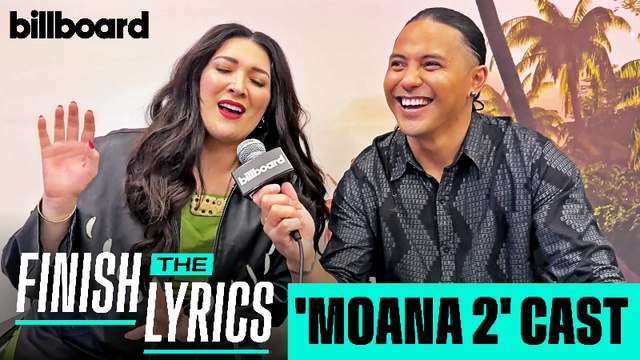 Watch the Cast of Moana 2 Play ‘Finish the Lyrics’ To Disney Songs | Finish the Lyrics | Billboard