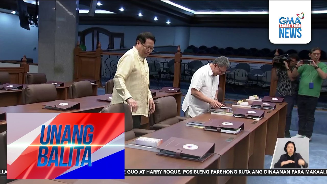 Senado, ininspeksiyon bilang paghahanda sa impeachment trial ni VP Sara Duterte | Unang Balita