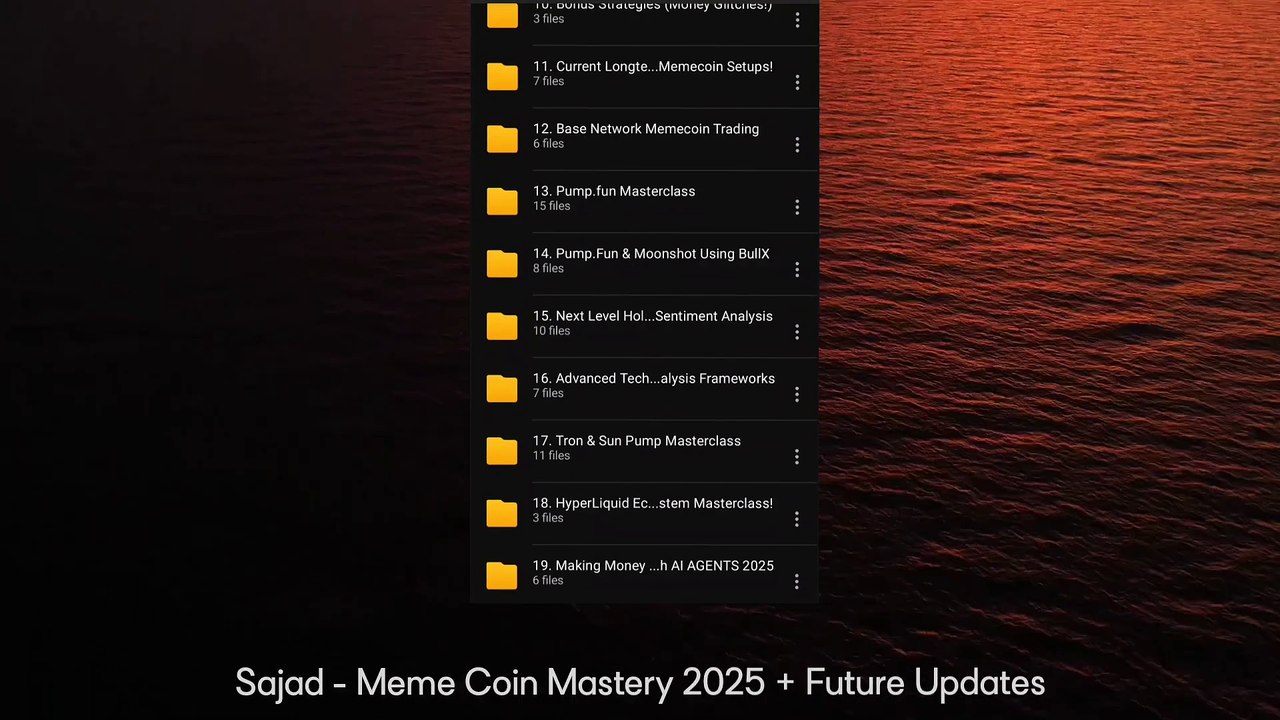 (64$)Sajad - Meme Coin Mastery + Future Updates