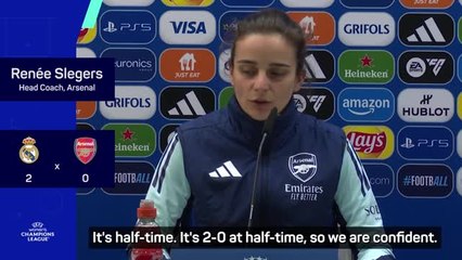 Slegers confident of comeback after first-leg defeat