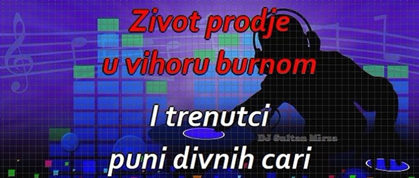 Hej živote, moja reko - Šaban Šaulić (uživo karaoke)