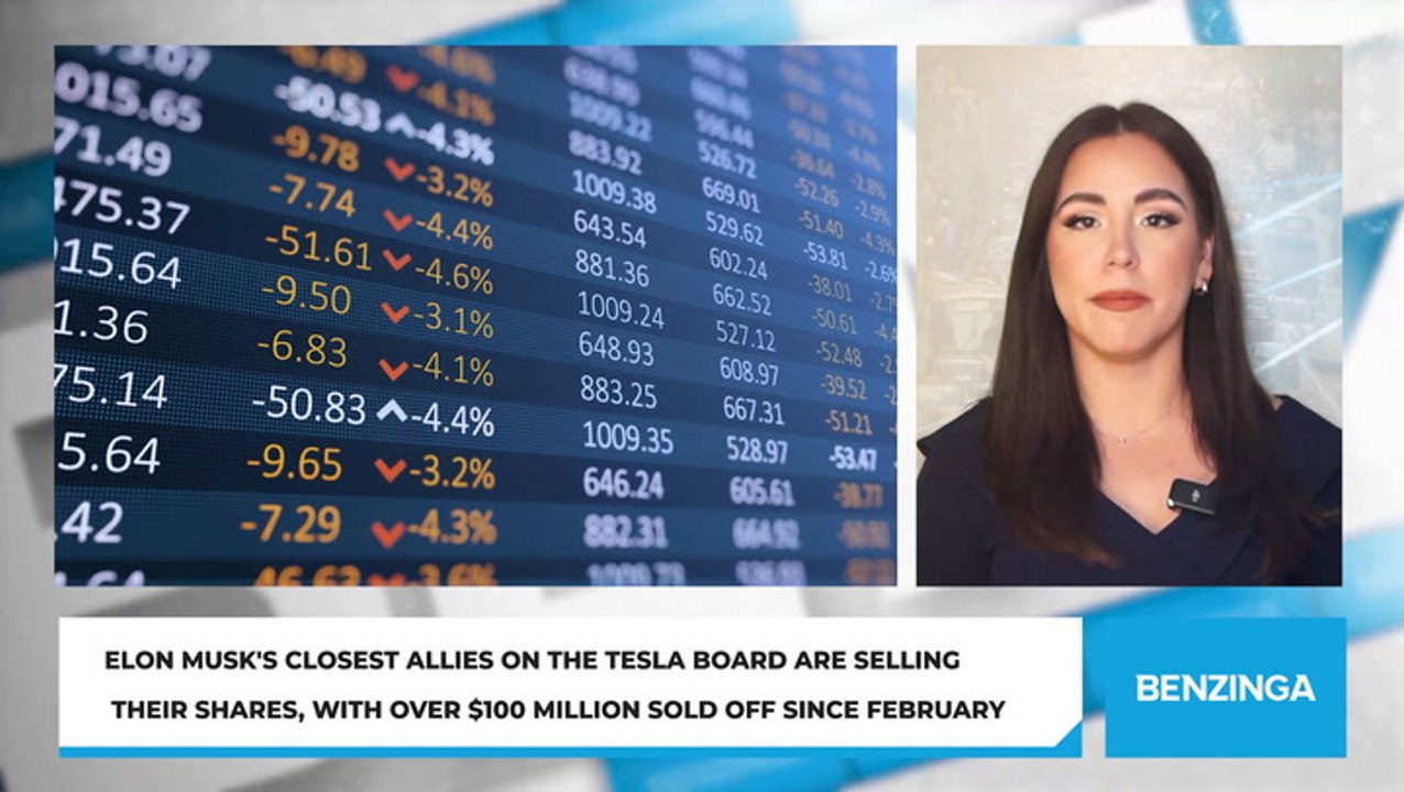 Elon Musk's Closest Allies On The Tesla Board Are Selling Their Shares, With Over $100 Million Sold Off Since February
