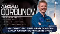 Los astronautas de la NASA vuelven a casa en la cápsula de SpaceX tras 9 meses en el espacio