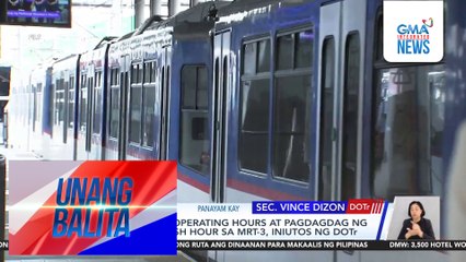 Panayam kay Sec. Vince Dizon, DOTr | Unang Balita