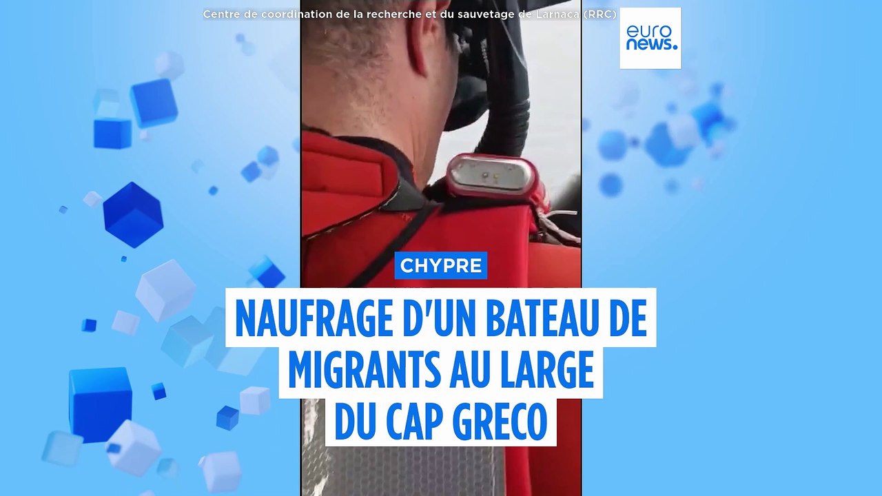 Chypre : naufrage mortel d'un bateau de migrants au sud-est du cap Greco