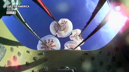 Astronauts splash back down on Earth after 9 months aboard the ISS