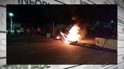 b'Denbancia de moradores da Av. Bernardo Sayo no Jurunas.'