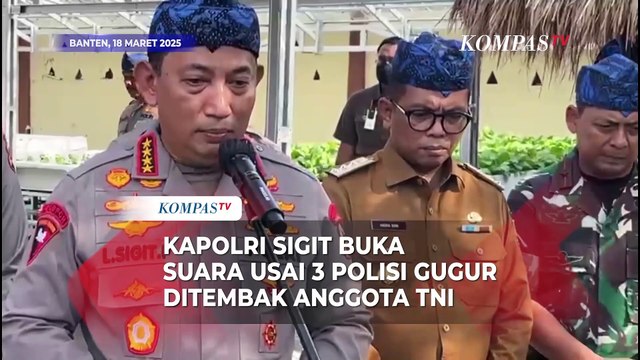 Kapolri Sigit Buka Suara usai 3 Polisi Gugur di Lampung usai Ditembak Anggota TNI
