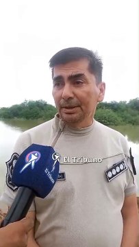 El jefe de la Policía, comisario Diego Bustos, habló con El Tribuno en La Estrella, una de las zonas afectadas por la crecida del Pilcomayo