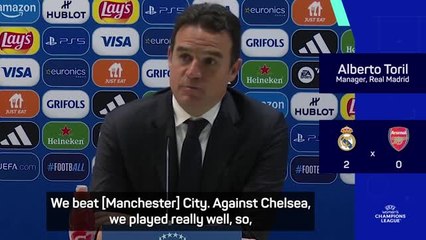 Real's win over Arsenal an 'important step forward' - Toril
