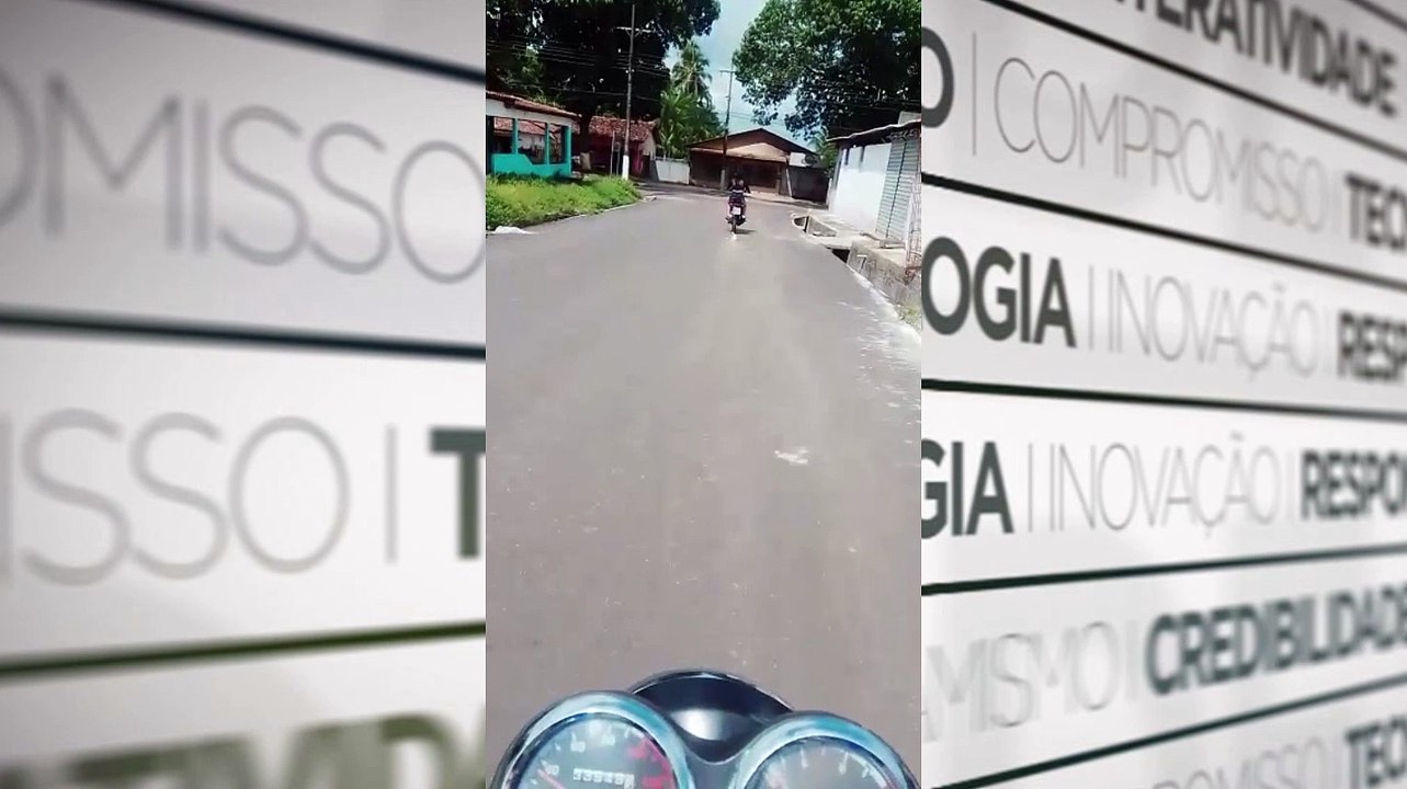 b'Mulher arrasta gato com moto em rua no Para1'