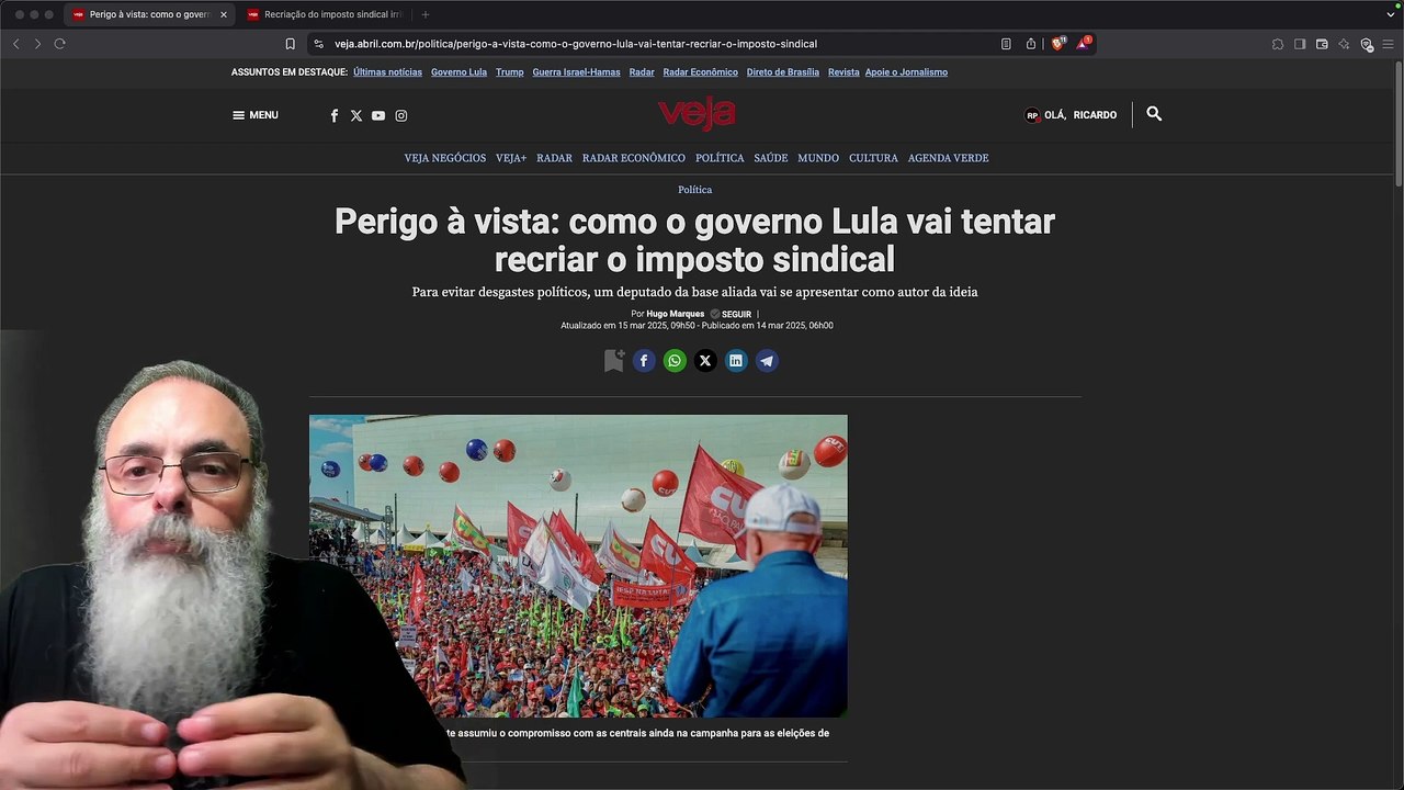 LULA vai PRESSIONAR CONGRESSO via DINO para PASSAR o IMPOSTO SINDICAL NOVAMENTE, MAIS uma VEZ