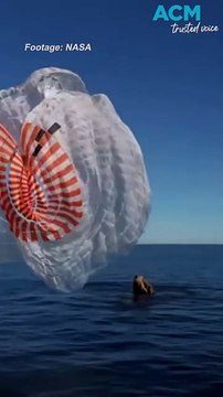 Stranded astronauts splash down after 286 days in space