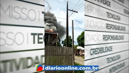 b'Incaandio atinge casa no Marajb3'