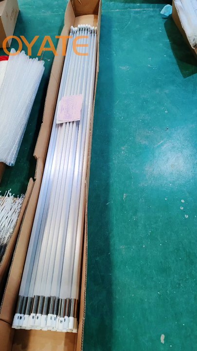 420mm 1000w IR heat lamp  heat lamp ruby quartz heating lamp halogen infrared heating lamp for Plastic processing 450mm 1000w ir lamp printing infrared heat lamp ruby quartz heating lamp for Metal heat treatment for Physiotherapy and rehabilitation