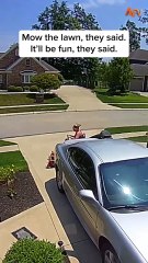 050. That's one way to get out of a chore! 😂 #afv #fail #funny