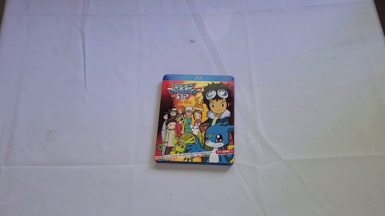 Digimon Adventure 02 (Japanese Language Version) Blu-Ray Unboxing