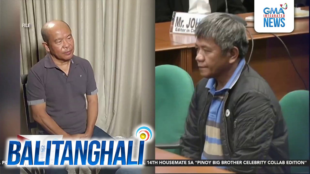 Edgar Matobato at Arturo Lascañas na nasa kustodiya na umano ng ICC, posibleng maging testigo sa trial ni FPRRD | Balitanghali