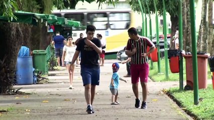 b'Campanha da Basadlica de Nazara9 incentiva fa9 a dista2ncia no Para1'