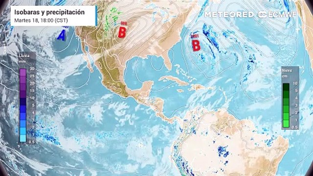 Miércoles se vigila frente frío 36 y la masa de aire: ocasionarán lluvias benéficas y descenso de temperatura en México