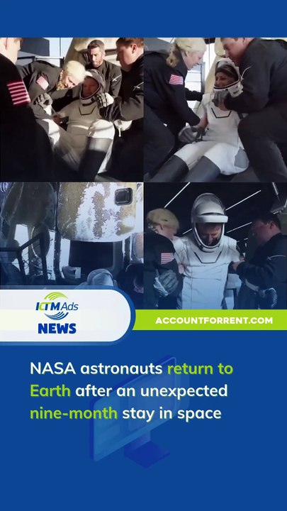 NASA astronauts return to Earth after an unexpected nine-month stay in space - KTM Ads Agency