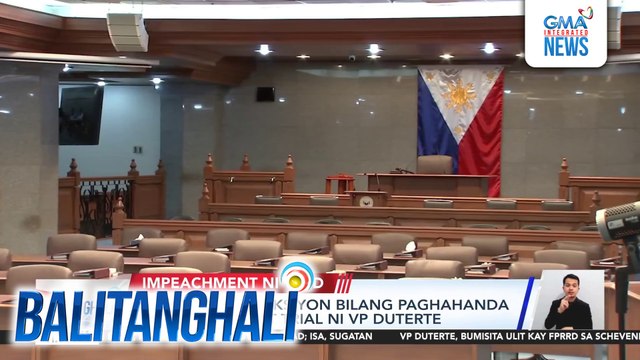 Senado, ininspeksiyon bilang paghahanda sa impeachment trial ni VPSD | Balitanghali