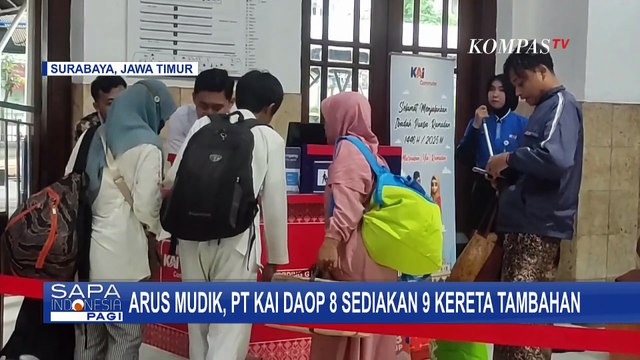Antisipasi Lonjakan Penumpang, PT KAI Daop 8 Surabaya Siapkan 9 Kereta Tambahan